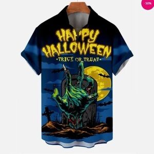 Halloween shirt with trick or treat design
